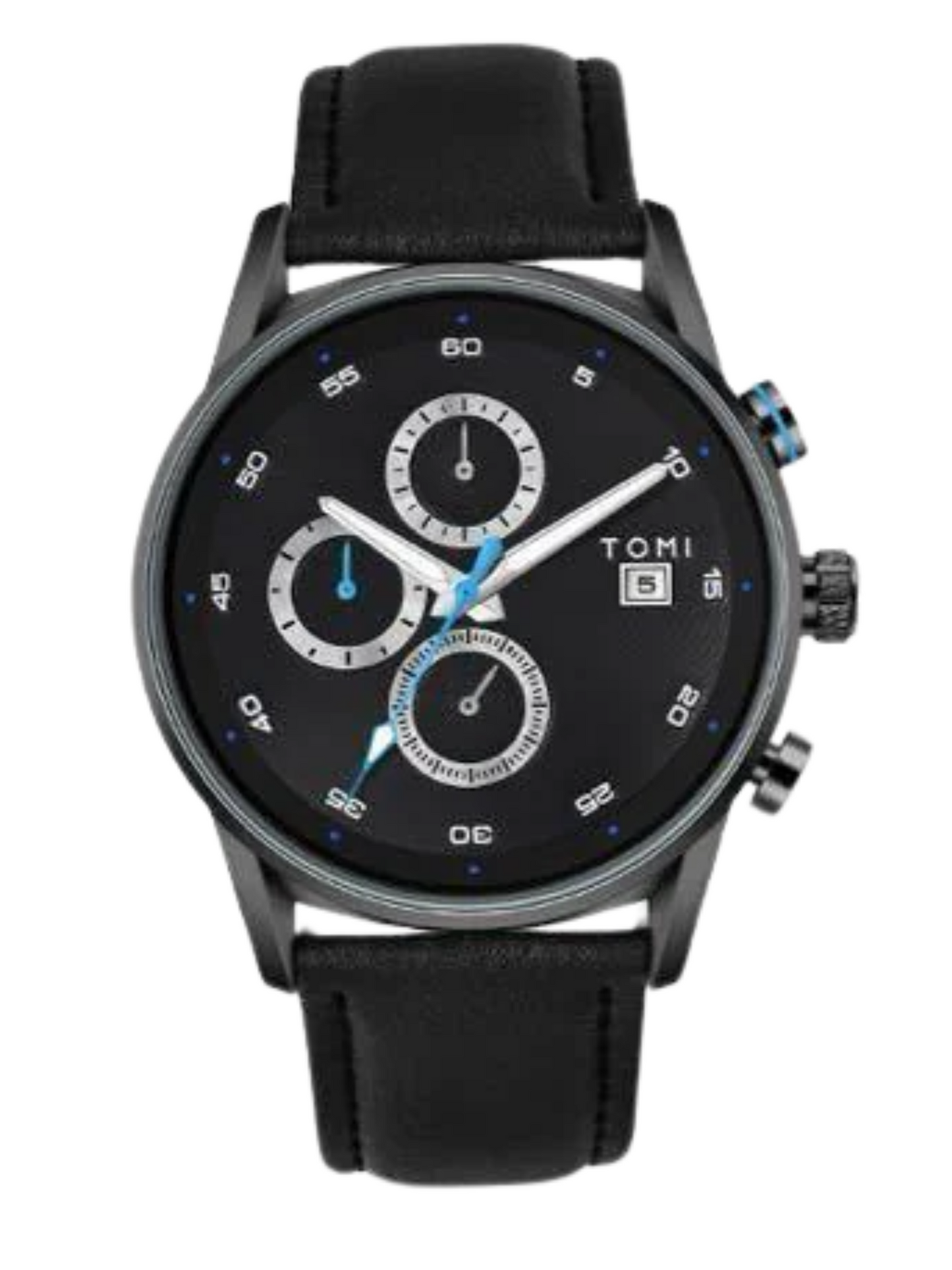 TOMI T-601 S6 Series Chronograph Luxury Watch Gift Set with Cufflinks & Tie Pin for Men