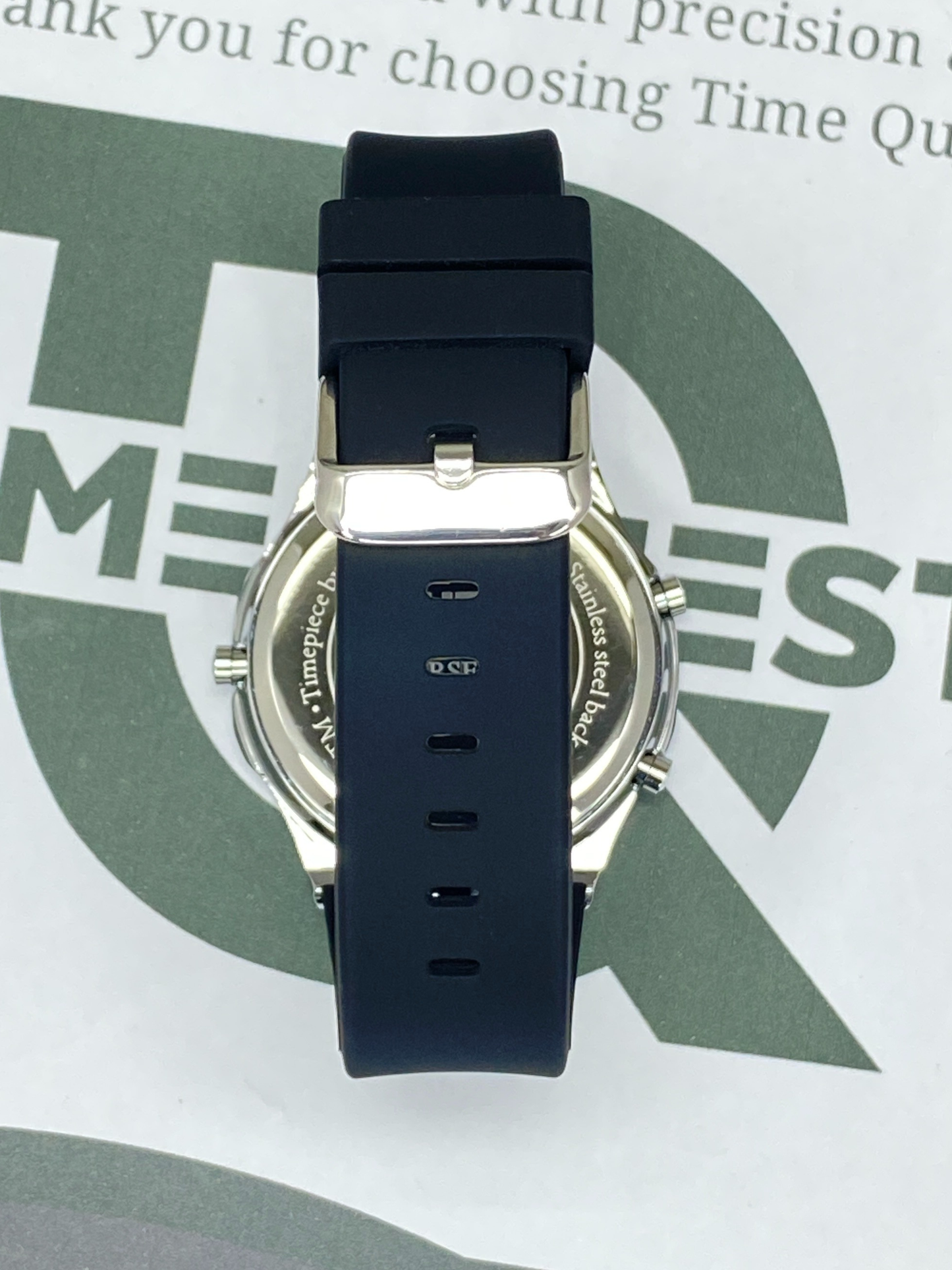 UNIVERSE POINT Dual Time Multi Functional Silicone Straps Watch For Men