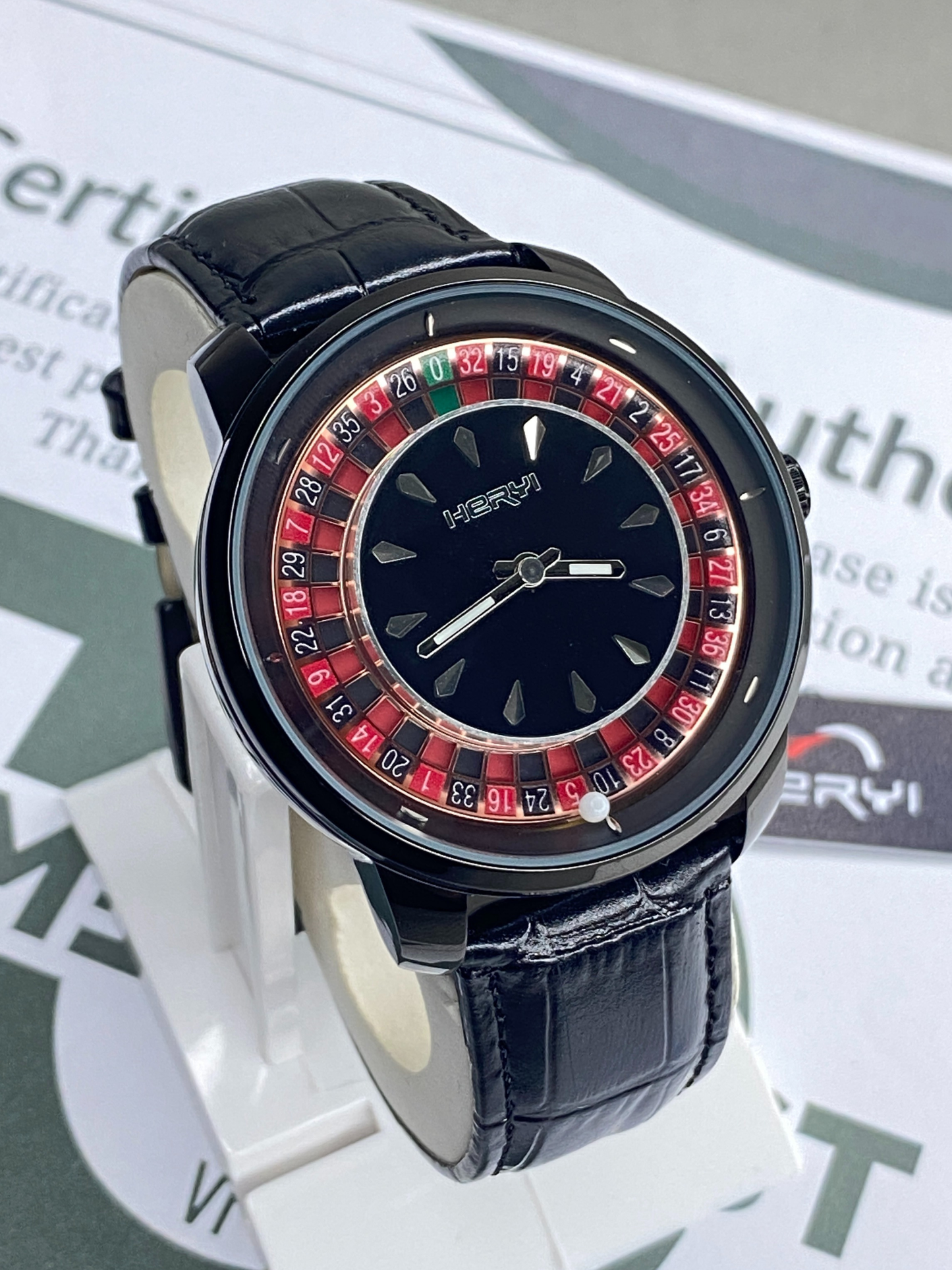 HERYI Caseno Design Roulette Tourbillon Watch For Men