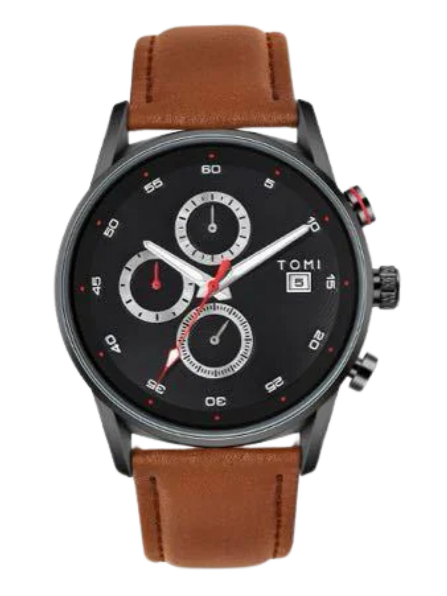 TOMI T-601 S6 Series Chronograph Luxury Watch Gift Set with Cufflinks & Tie Pin for Men