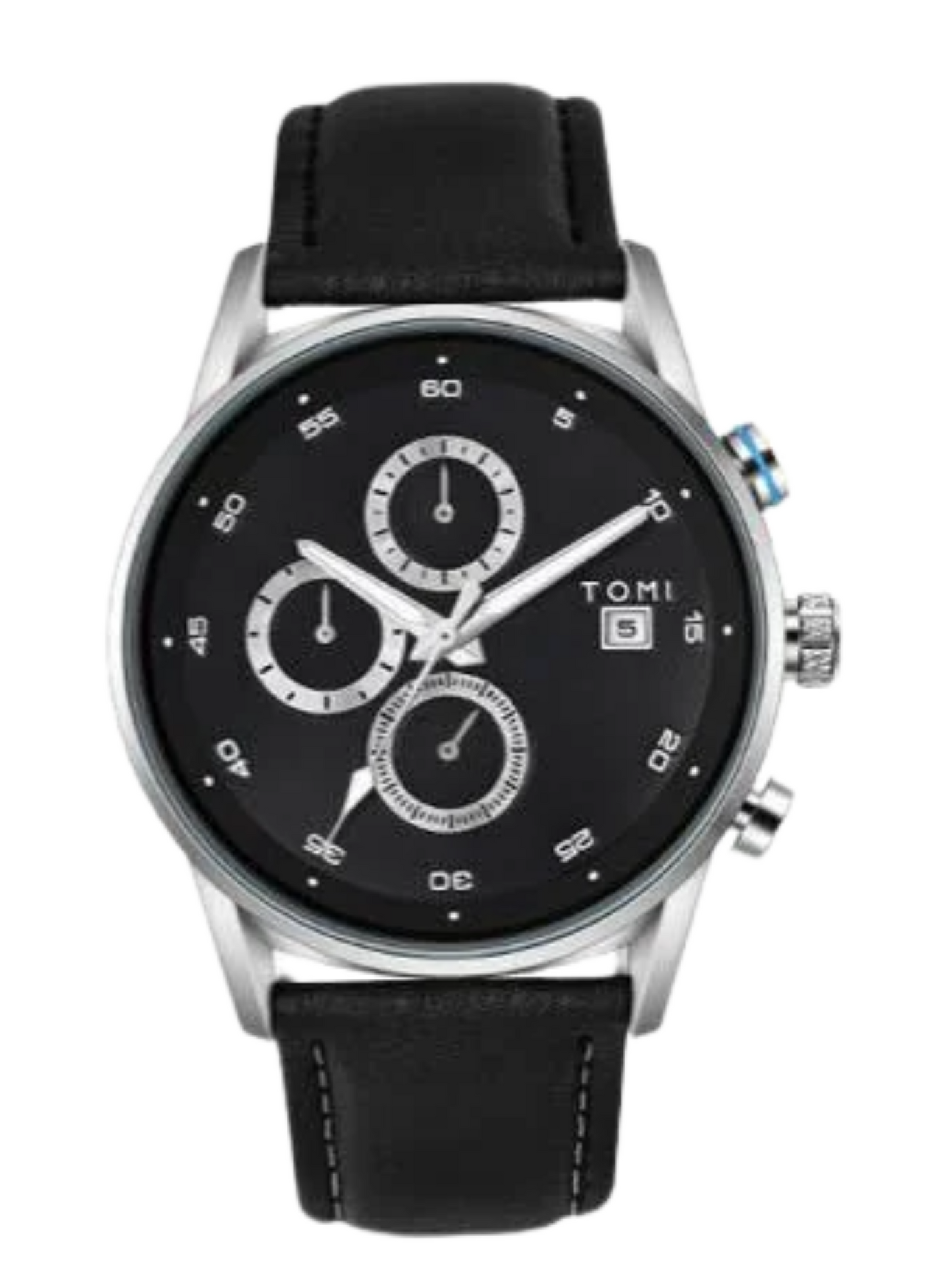 TOMI T-601 S6 Series Chronograph Luxury Watch Gift Set with Cufflinks & Tie Pin for Men