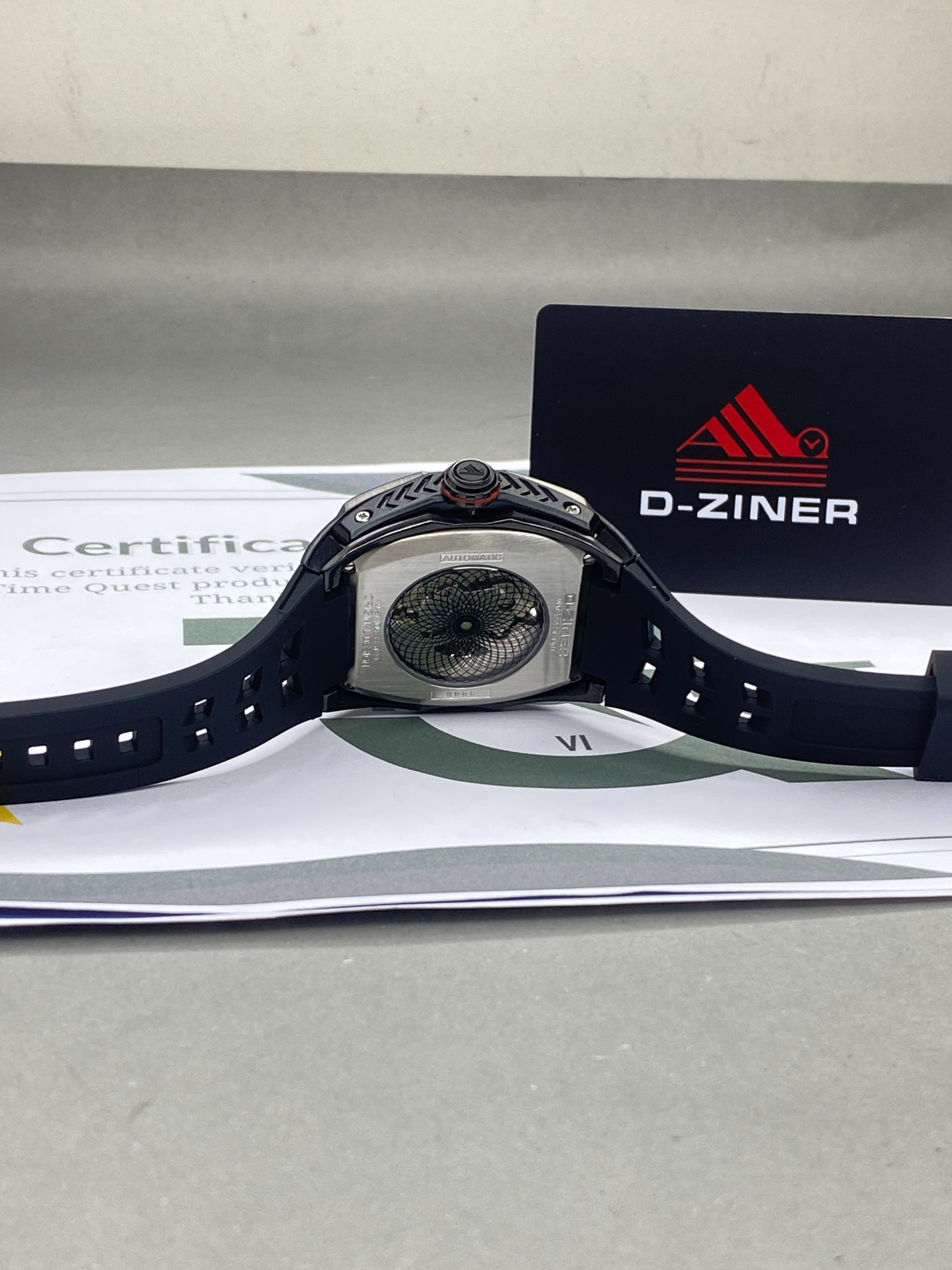D-ZINER Mechanical Movement Automatic Watch With Durable Straps For Men