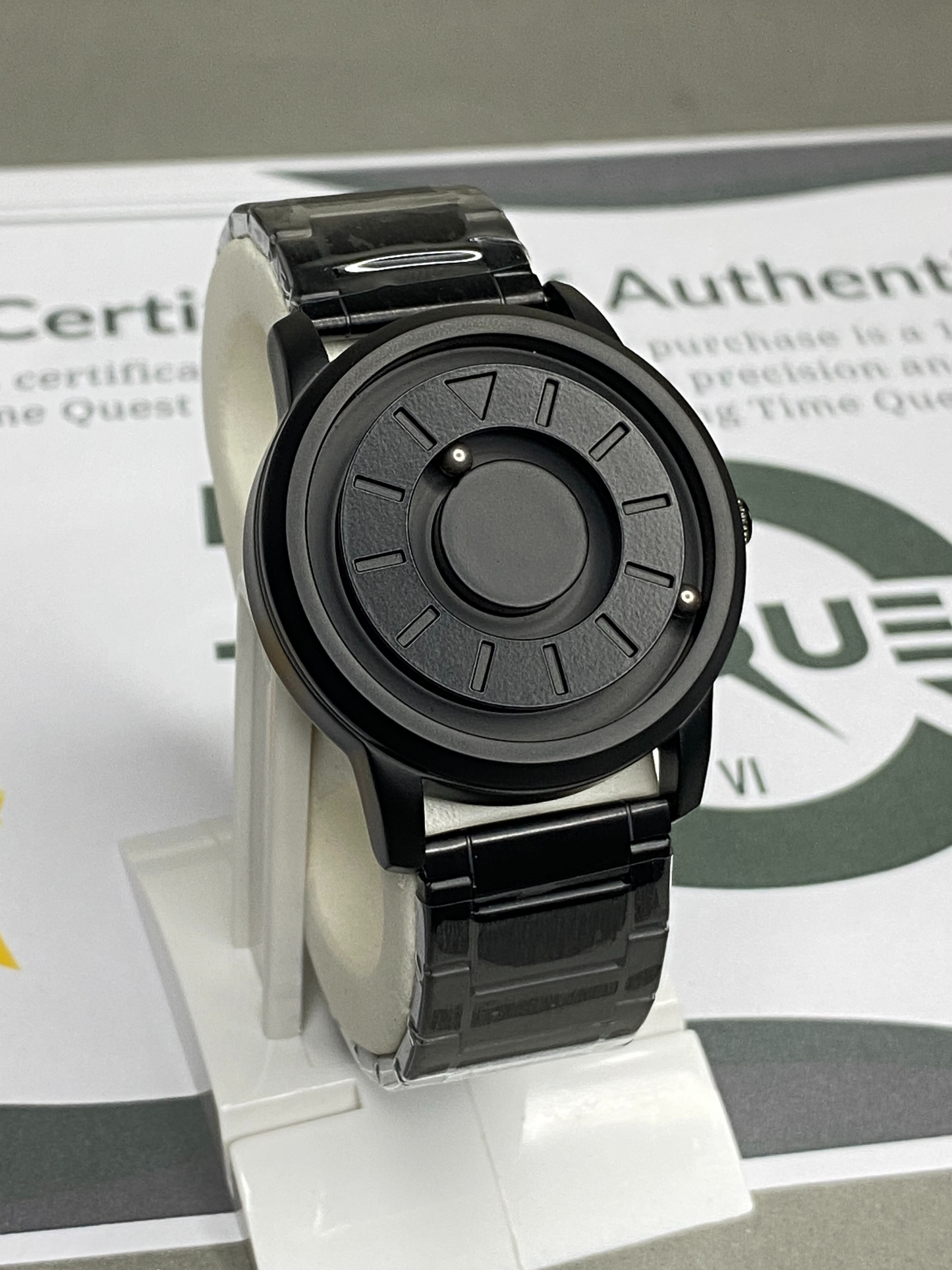 Revolutionary Bearing Full Metallic Dial & Butterfly Lock Chain Watch For Men