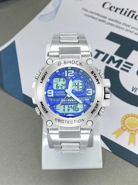 G-Shock Analog & Digital Chain Sports Watch