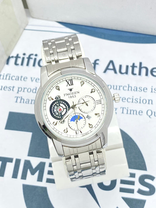 FNGEEN 1853 Analog Time Stainless steel Chain Watch For Men