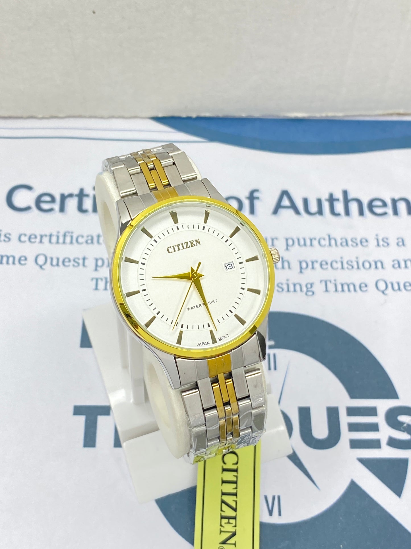 CITIZEN Analog Quartz Couple Watches With Date Display