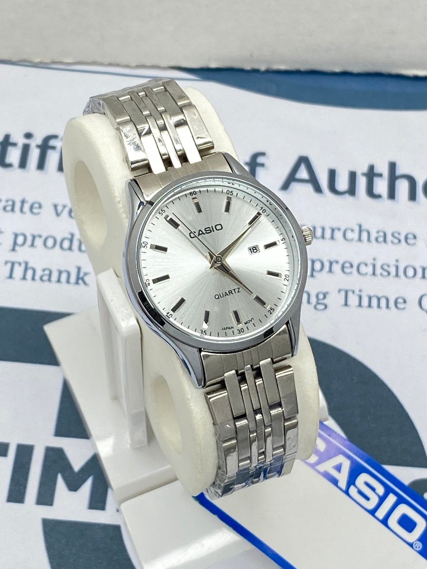 CASIO Analog Quartz Stainless Steel Made Couple Watches