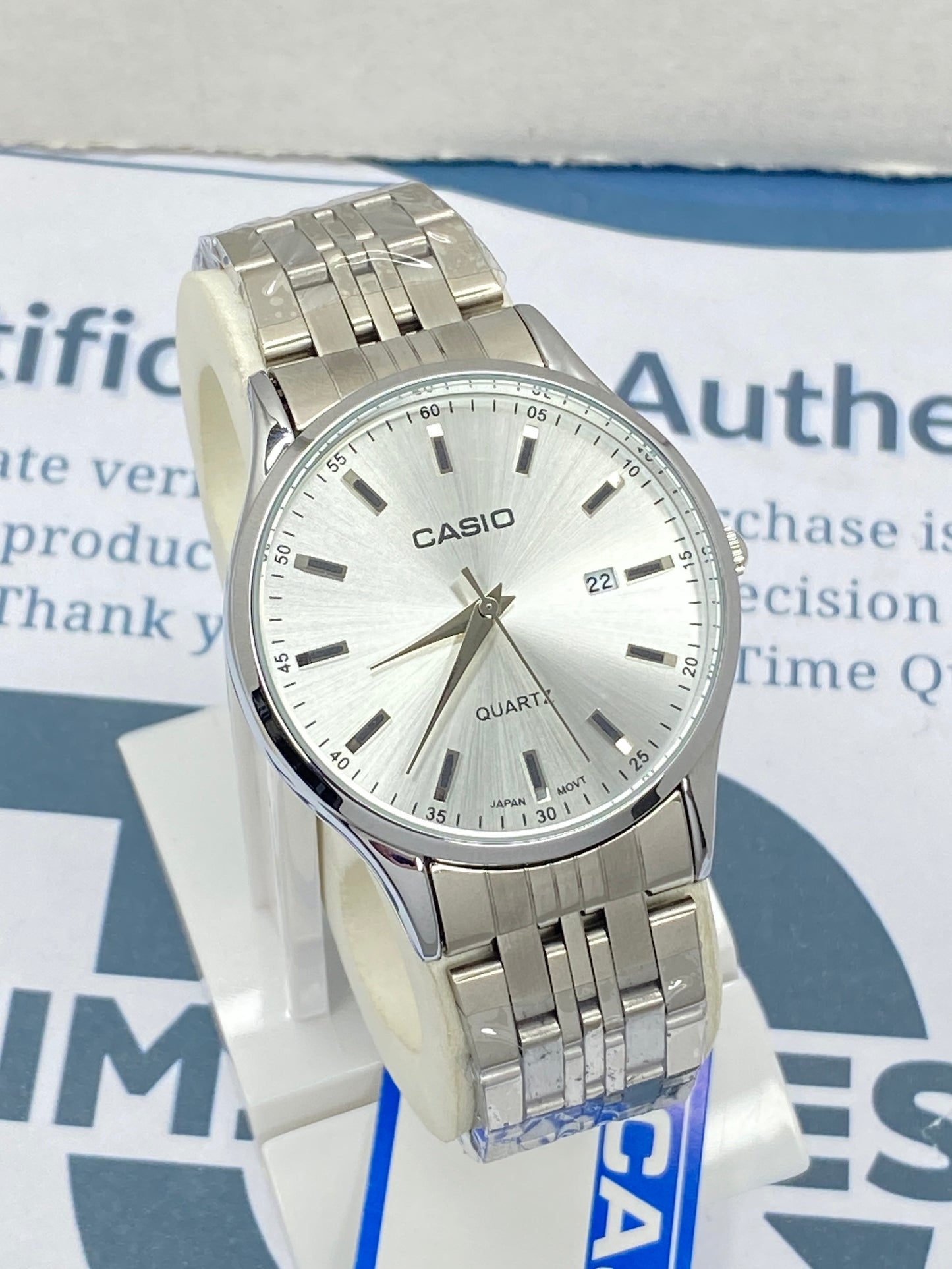 CASIO Analog Quartz Stainless Steel Made Couple Watches