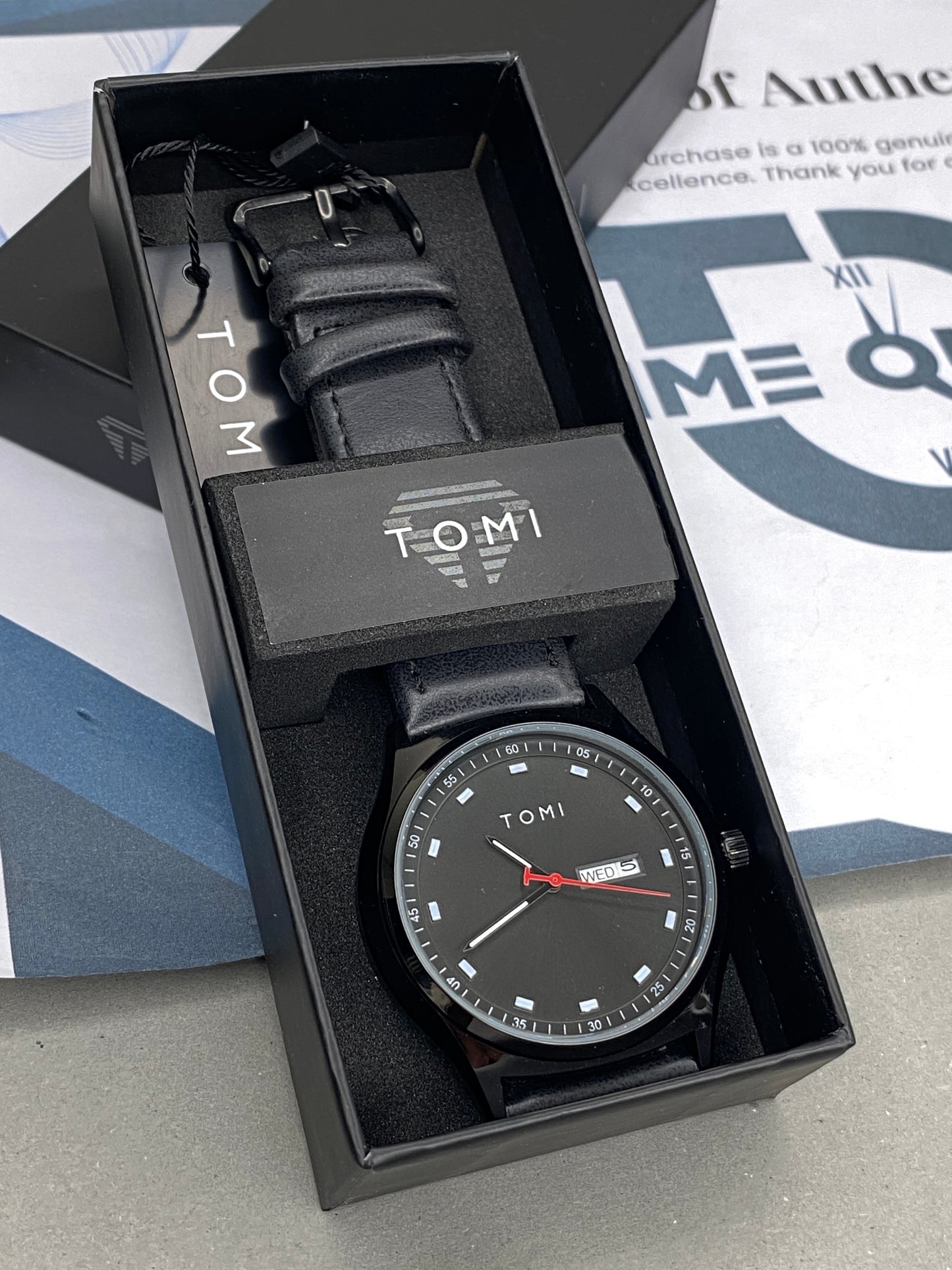 Tomi T-030 Date & Day Strap Men's Watch