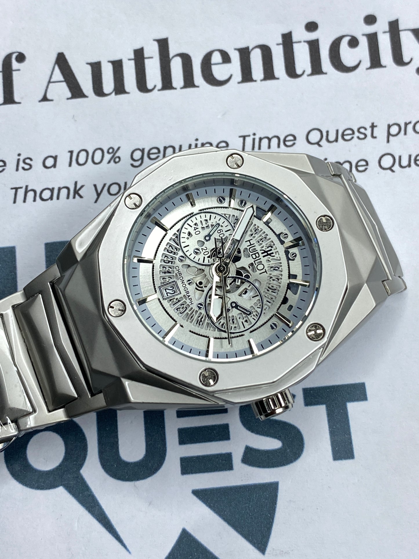 Hublot Geneve Master Lock , Chain Watch For Men