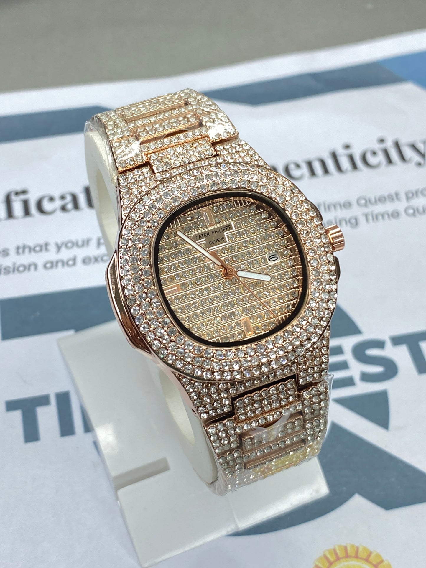 PP - Geneve Iced Out Luxury Chain Watch