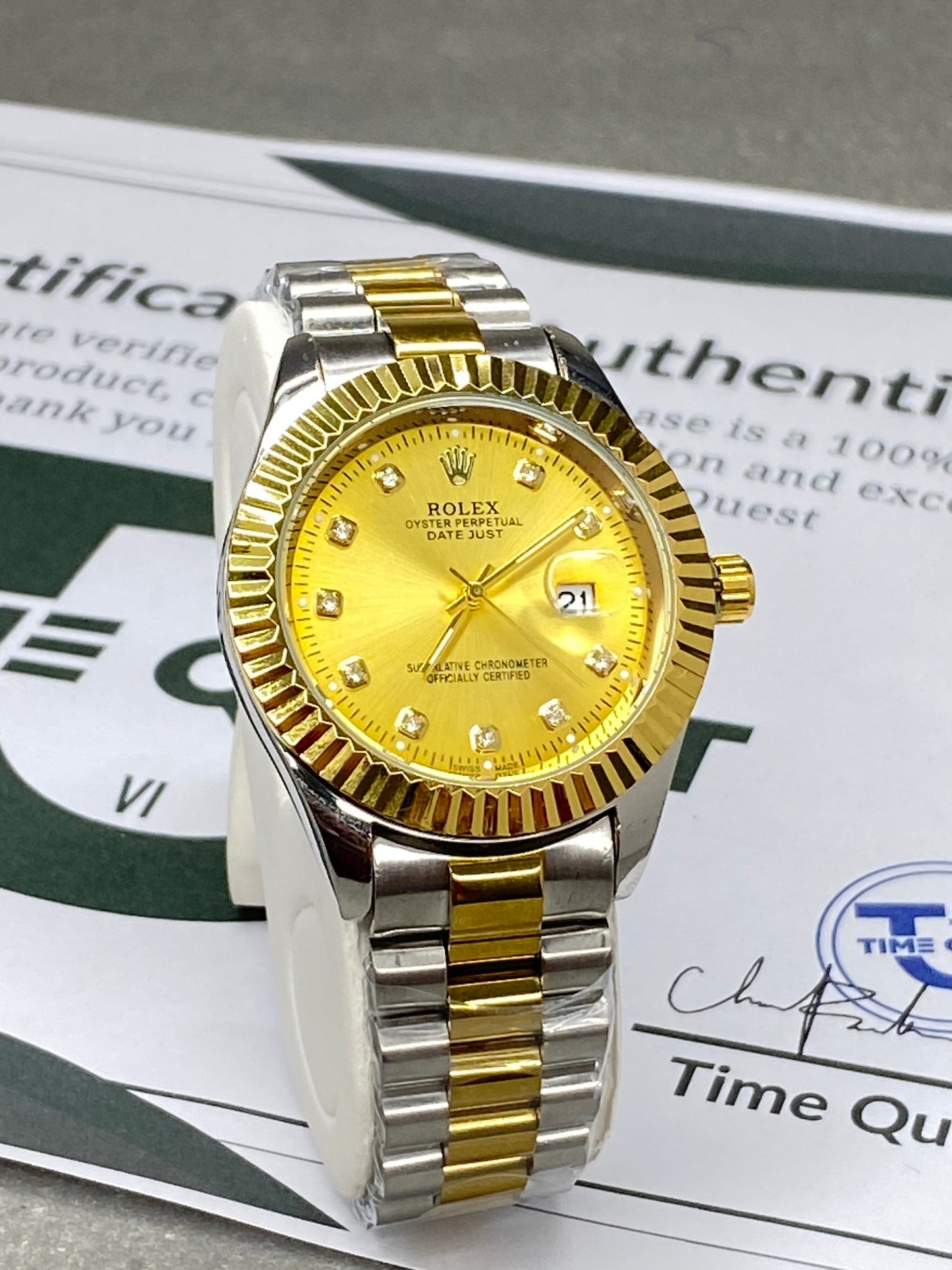 RLX Luxury Oyster Perpetual Chain Watch