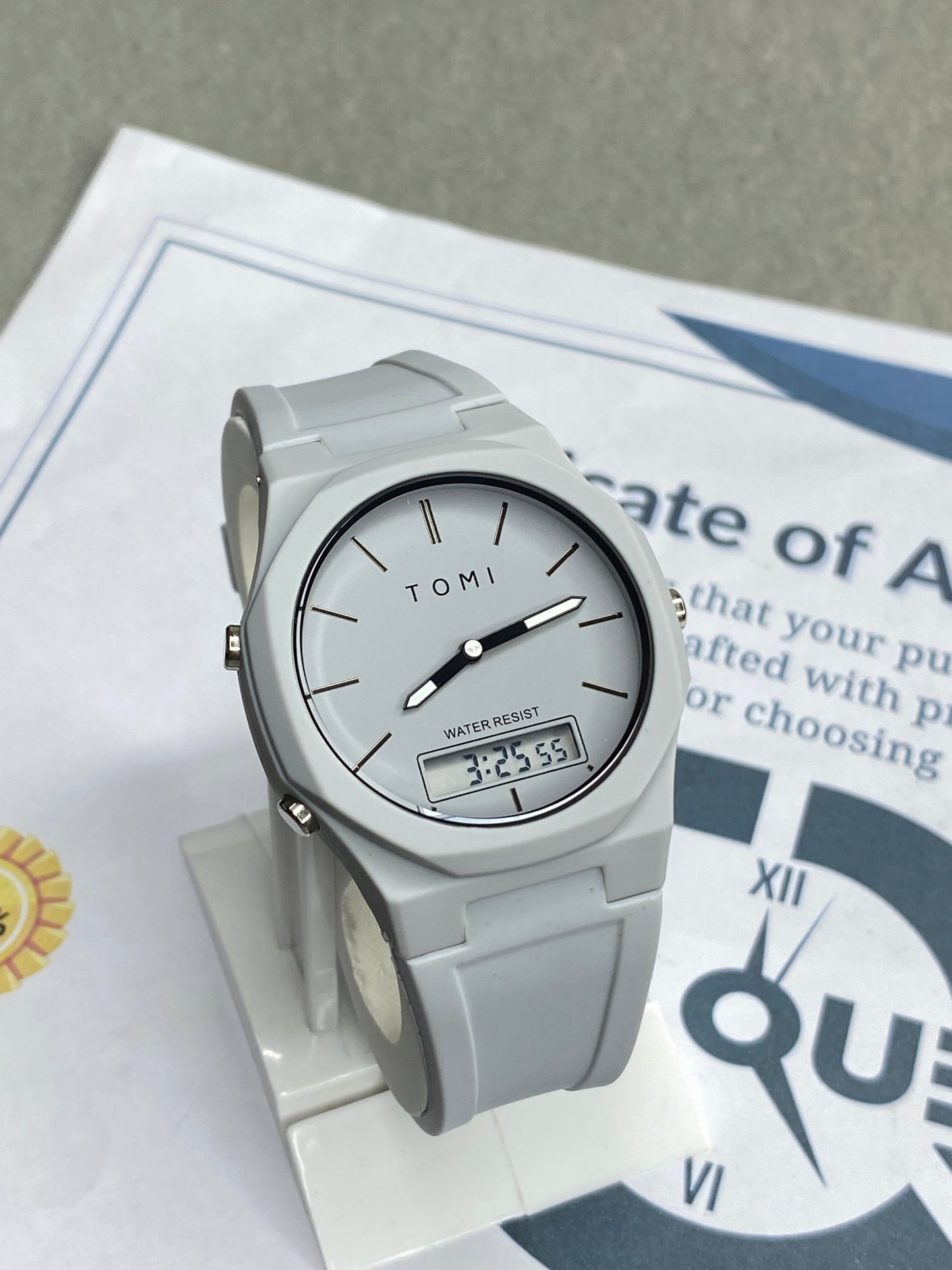 Tomi T-238 Dual Time ( Analog & Digital ) Watch for Men