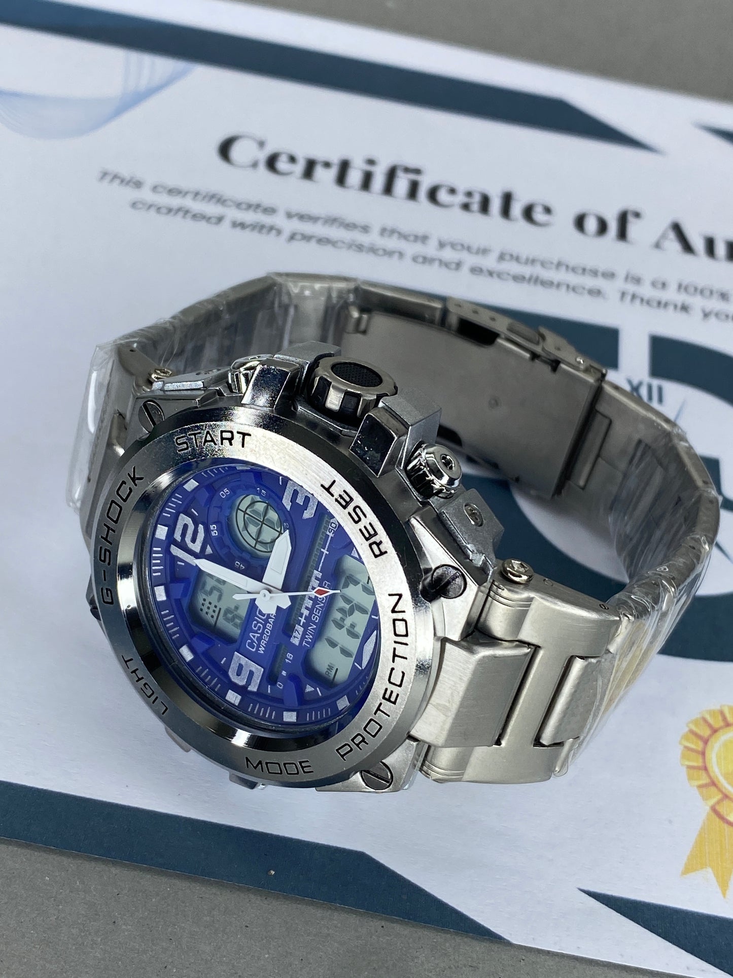 G-Shock Analog & Digital Chain Sports Watch