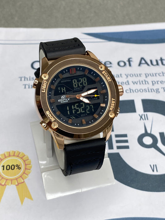Edf-3689 Dual time Watch For Men