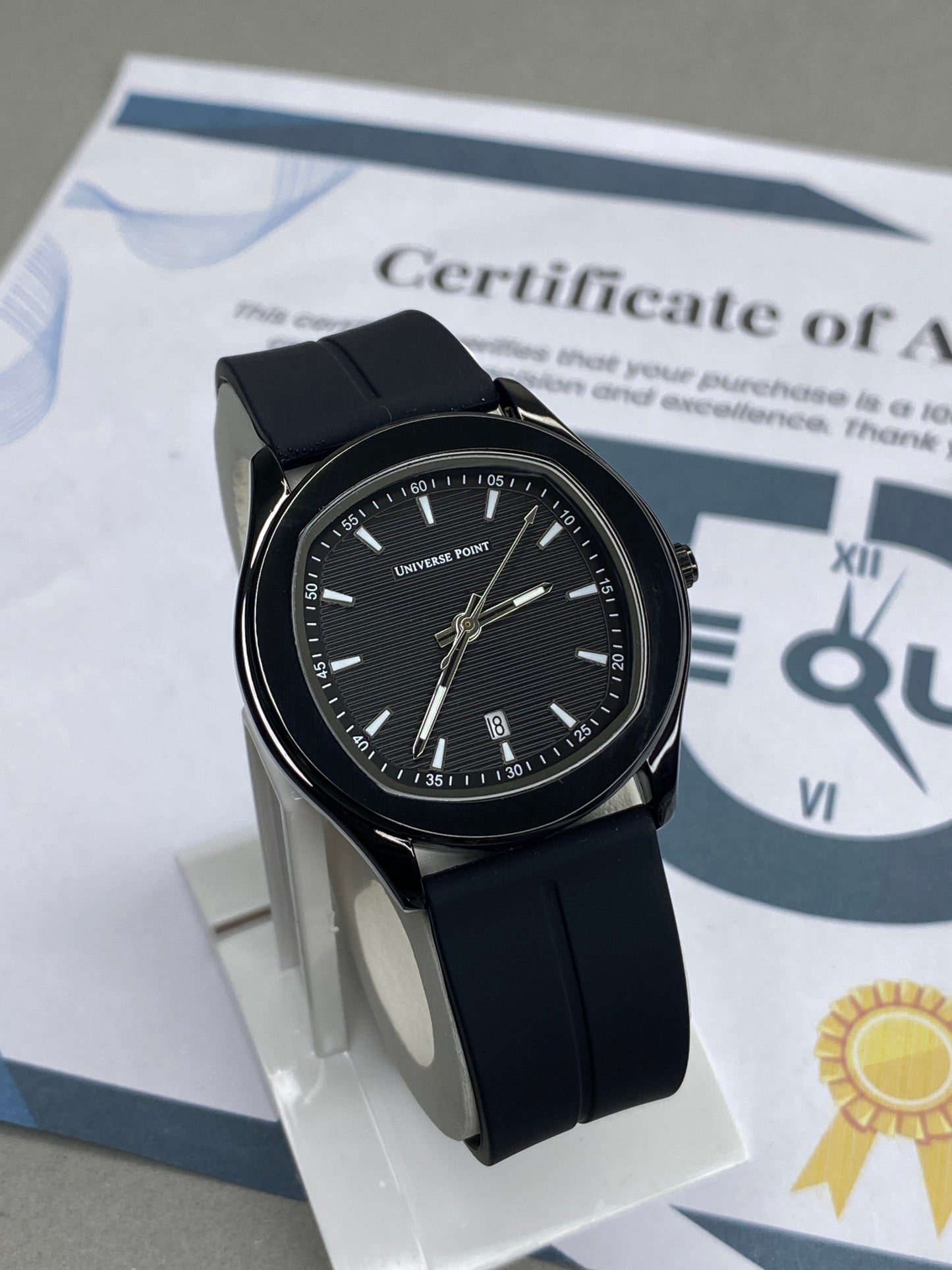 Universe Point Magnetic Lock & Silicone Straps Men's Watch