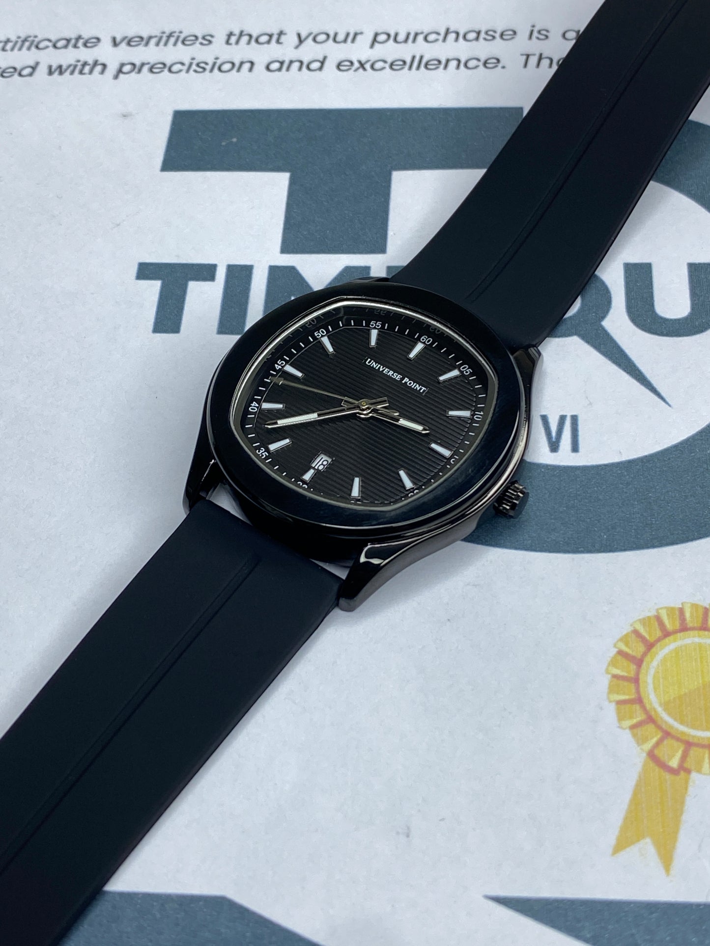 Universe Point Magnetic Lock & Silicone Straps Men's Watch