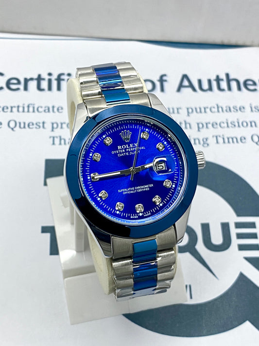 RLX Swiss Made Premium Design Chain Watch For Men With Date Display