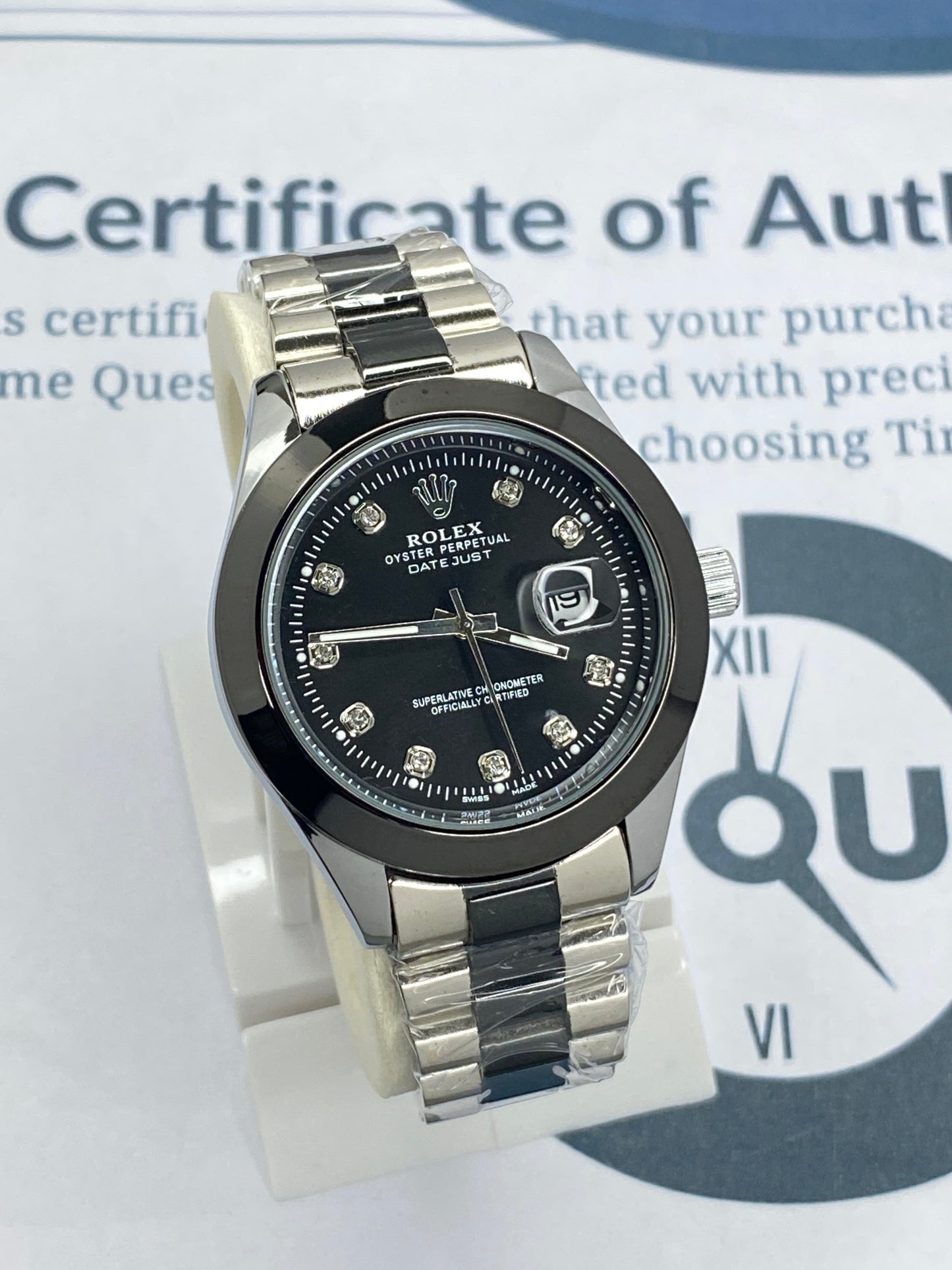 RLX Swiss Made Premium Design Chain Watch For Men With Date Display