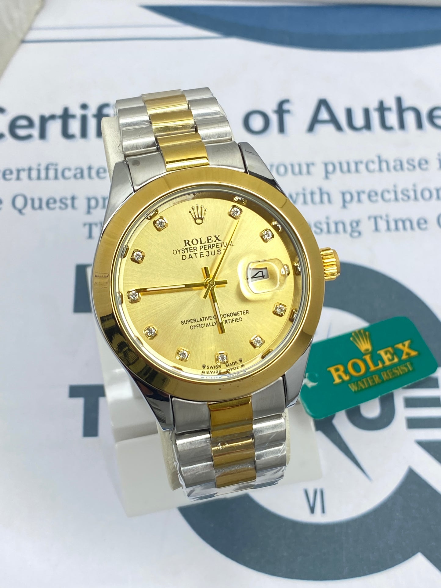 RLX Swiss Made Premium Design Chain Watch For Men With Date Display