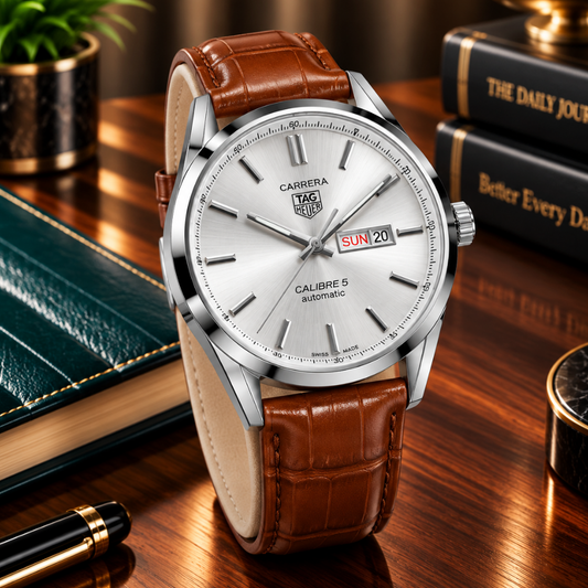 Carrera TAG-Heuer Luxury Straps Watch With Master Lock