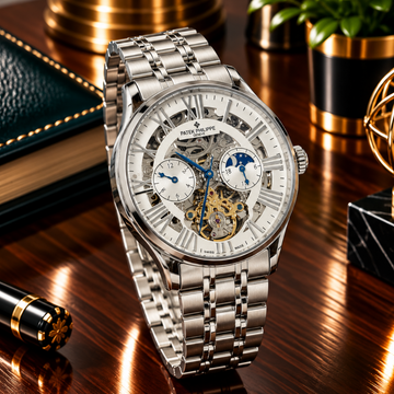 PATEK PHILIPPE Swiss Made Luxury Automatic Mechanical Chain Watch with Premium Finish