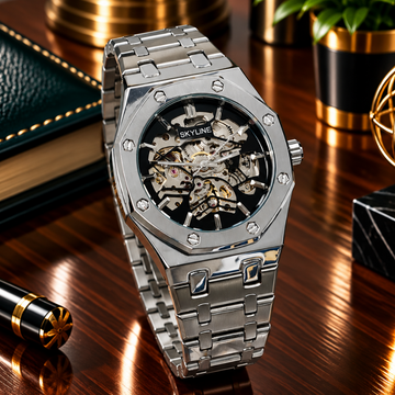 SKYLINE Automatic - Mechanical Movement Luxury Chain Watch For Men