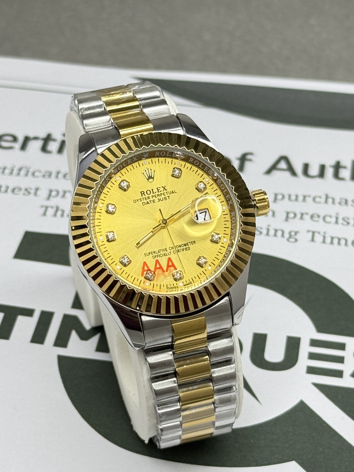 RLX Luxury Oyster Perpetual Chain Watch
