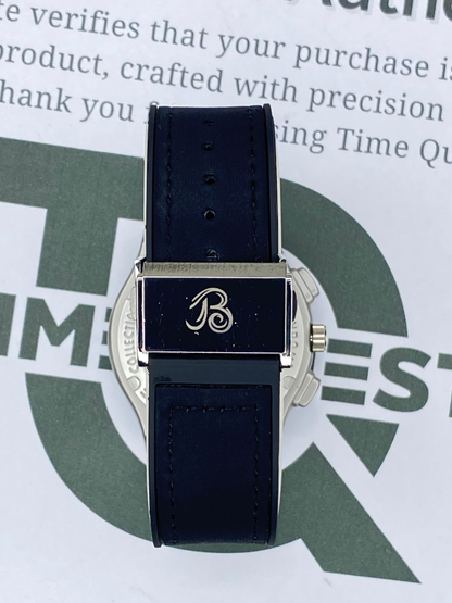 HUB Geneve Analog Display Straps Watch With Date Display & Master Lock