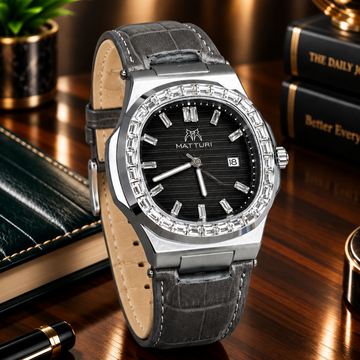 MATTURI Analog Quartz Movement Durable Straps Watch With Date Display For Men