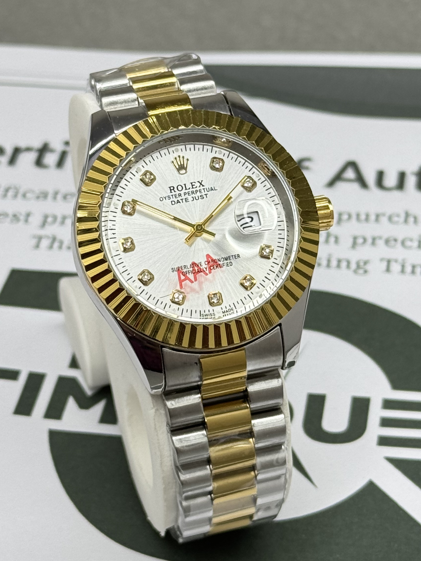 RLX Luxury Oyster Perpetual Chain Watch
