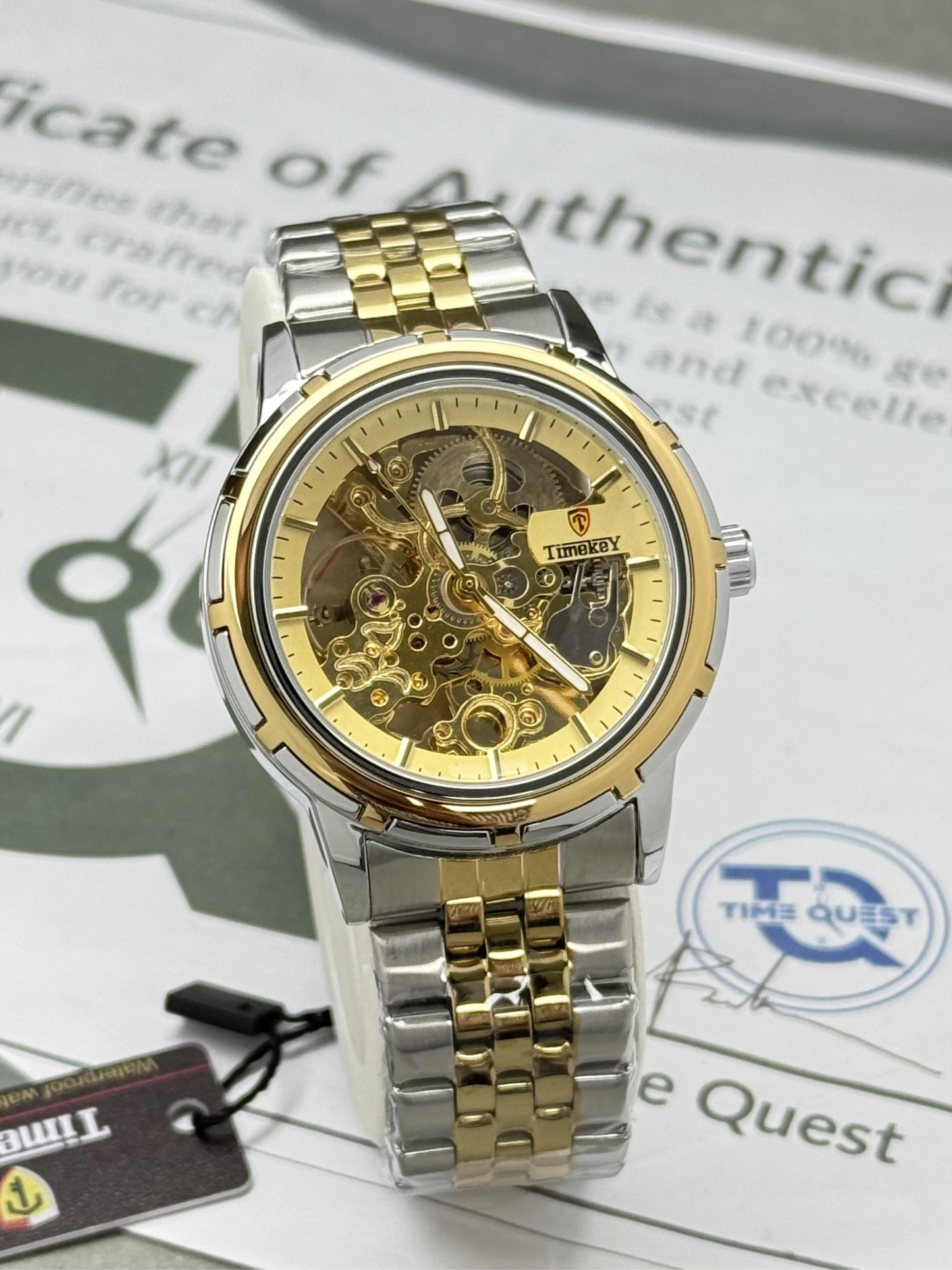 Time Key Automatic - Mechanical Movement Premium Quality Chain Watch For Men