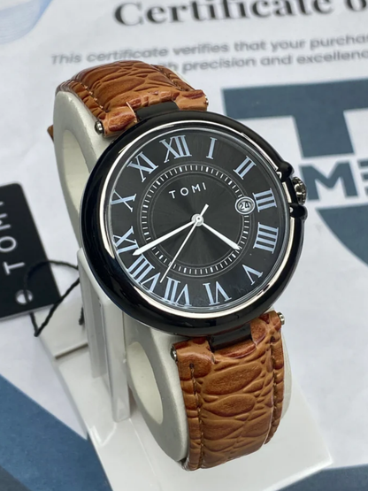 Tomi T-075 Round Business Watch For Men