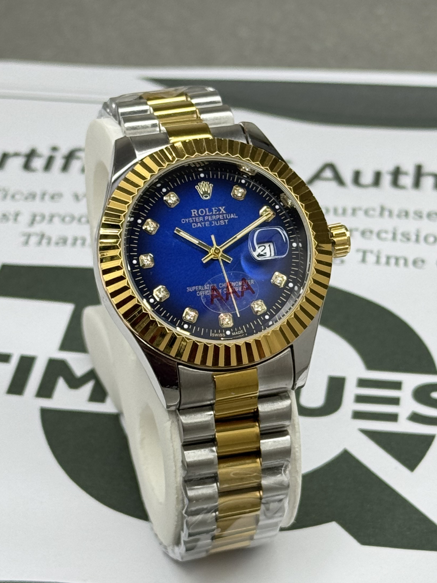 RLX Luxury Oyster Perpetual Chain Watch