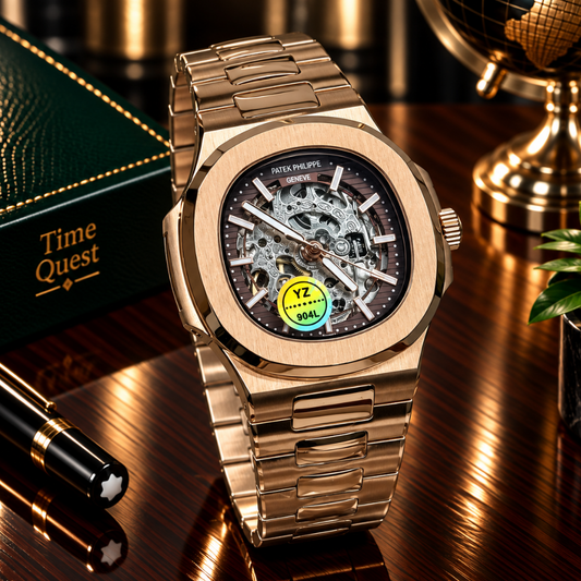 Patek Philippe Automatic Mechanical Chain Watch for Men – Luxury Stainless Steel Timepiece