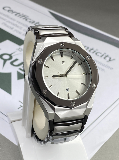 Hublot Geneve Butterfly Lock Chain Watch With Date Display For Men