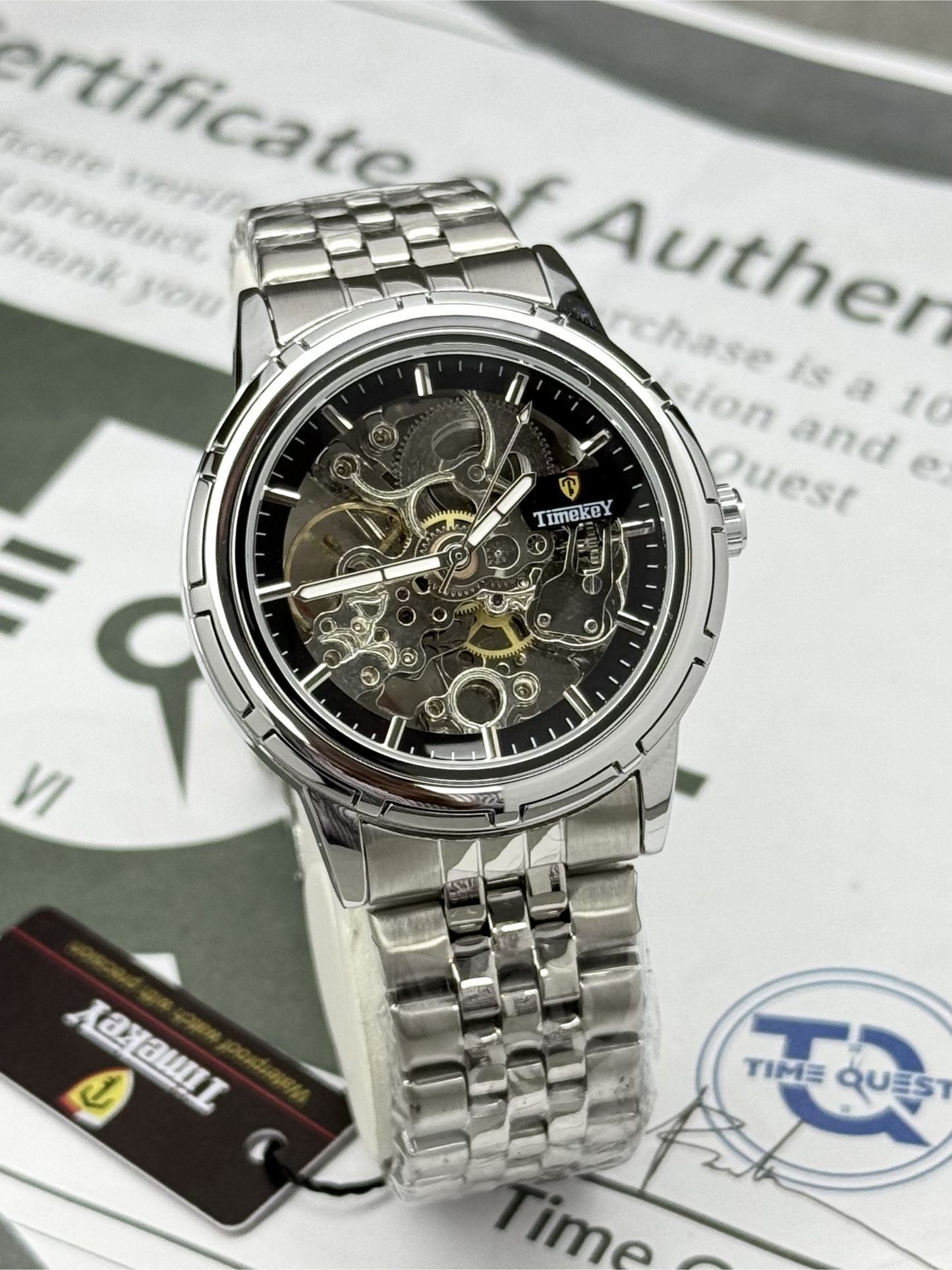 Time Key Automatic - Mechanical Movement Premium Quality Chain Watch For Men