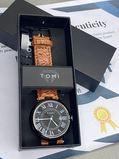 Tomi T-075 Round Business Watch For Men