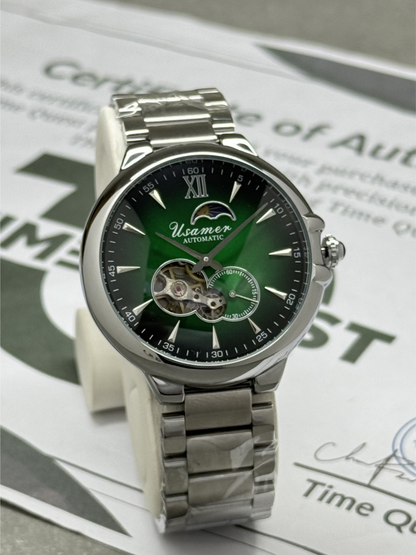 Usamer Premium Quality Automatic Mechanical Movement Chain Watch For Men