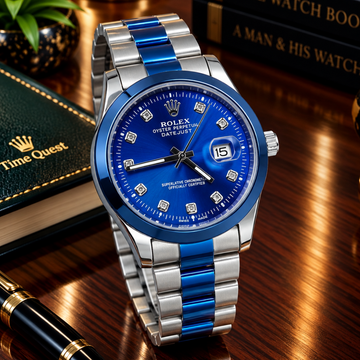 RLX Oyster Perpetual Luxury Chain Watch With Date Display For Men