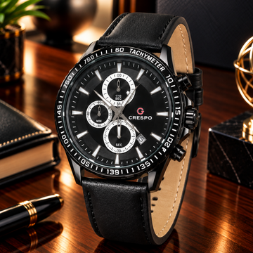 CRESPO Premium Chronograph Working Wrist Watch With Date Display For Men