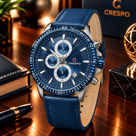 CRESPO Premium Chronograph Working Wrist Watch With Date Display For Men