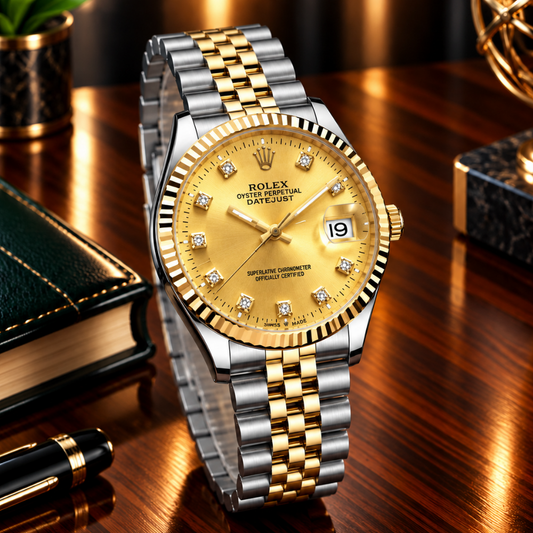 RLX Oyster Perpetual Datejust Automatic Movement Luxury Chain Watch