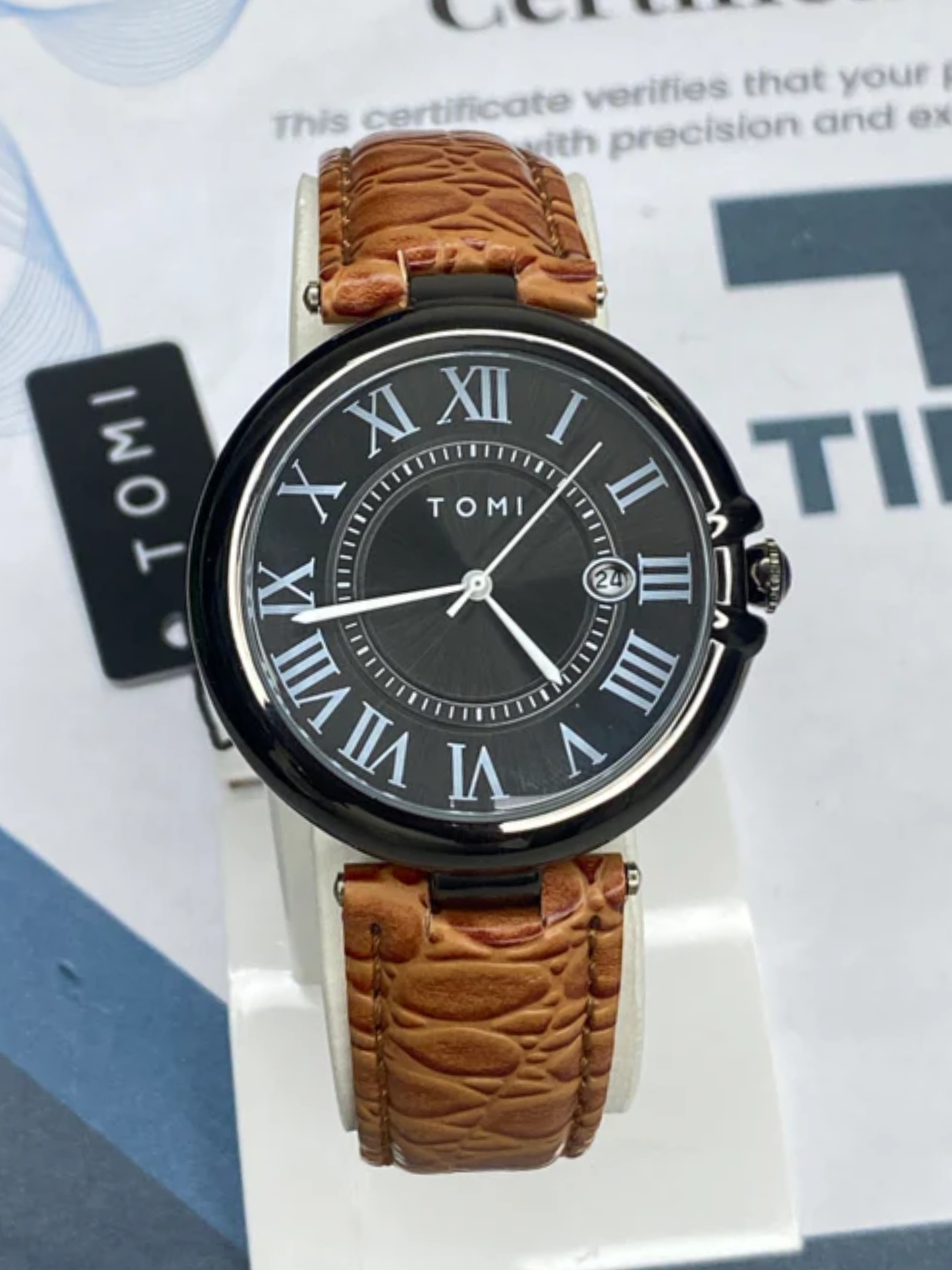 Tomi T-075 Round Business Watch For Men
