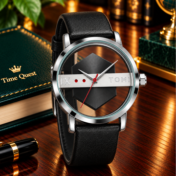 TOMI T-100 Men’s Transparent Dial Watch – Durable Strap & Premium Design