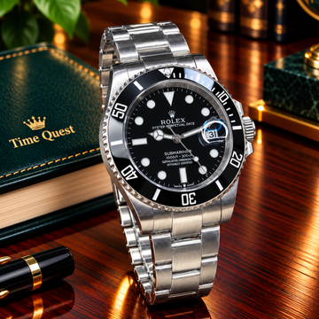 Rolex Luxury Oyster Perpetual Automatic Diver Watch with Rotating Bezel – Submariner Inspired