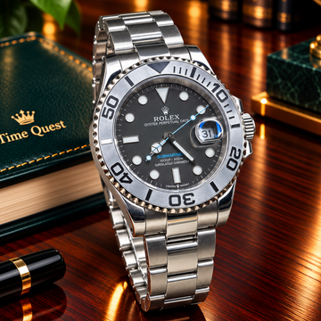 Rolex Elegant Automatic Oyster Perpetual Style Watch with Rotatable Bezel