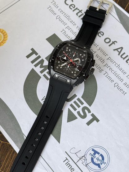 AILANG Premium Chronograph Analog Quartz Watch for Men with Comfortable Silicone Band