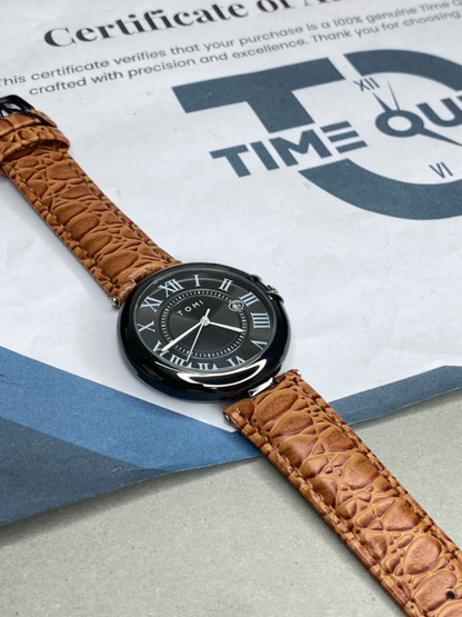 Tomi T-075 Round Business Watch For Men