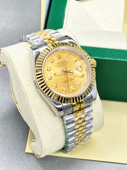 RLX Oyster Perpetual Datejust Automatic Movement Luxury Chain Watch